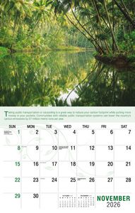 Galleria Wall Calendar 2026 Go Green Calendar