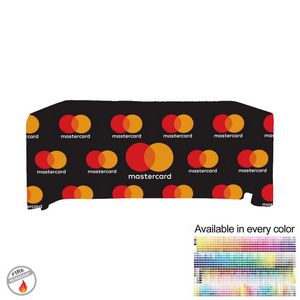 000585 Tradeshow Booth Package Supreme, 8' EuroFit Wall Display and PREMIUM 6' Sublimated Tablecloth