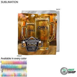 72 Hr Fast Ship - Microfiber Dri-Lite Terry Skate, Cooling, Rally Towel, 10x10, Sublimated