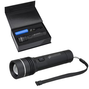 Rechargeable 20 W White Laser LED Flashlight