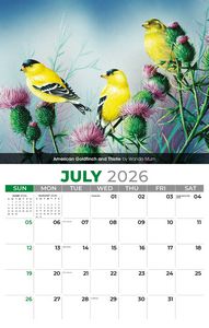 Galleria Wall Calendar 2026 Garden Birds