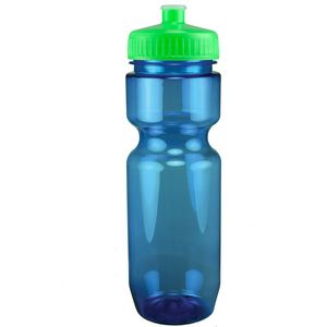 22 Oz. Translucent Bike Bottle w/ Push Pull Lid