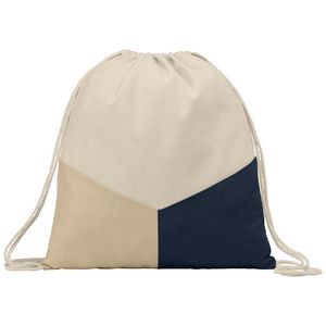 Triad - Multicolor Recycled Cotton Drawstring Bag