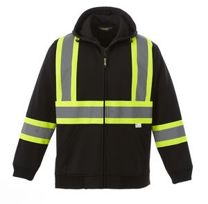 Freedom Adult Hi-Vis Full Zip Hooded Sweatshirt