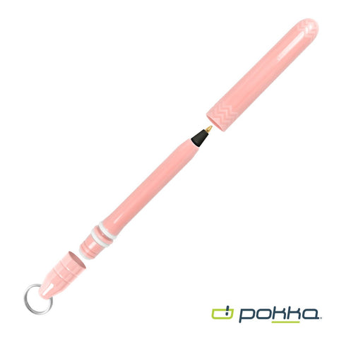 Pokka? Pocket Pen w/Dock & Chrome Keyring in Tin Box