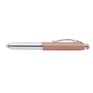 Vivano Softy Metallic Pen w/ LED Light and Stylus - ColorJet