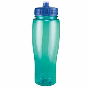 24 Oz. Contour Translucent Bottle w/ Push Pull Lid