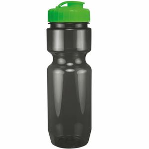 22 Oz. Translucent Bike Bottle w/ Flip Top Lid