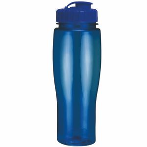 24 Oz. Contour Translucent Bottle w/ Flip Top Lid