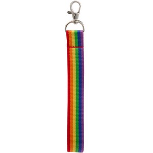 Rainbow Recycled Wrist Lanyard