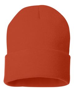 000421 Sportsman™ 12'' Solid Cuffed Beanie
