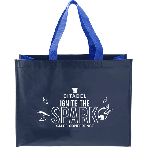rPET Laminated Matte Shopper Tote