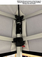 Deluxe Tent Flag Package, 10' Tent kit, Backwall, Box Fit Tablecloth, and Double sided Flag Kit