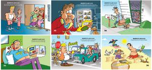 Full Colour Murphy's Laws Spiral Wall Calendar