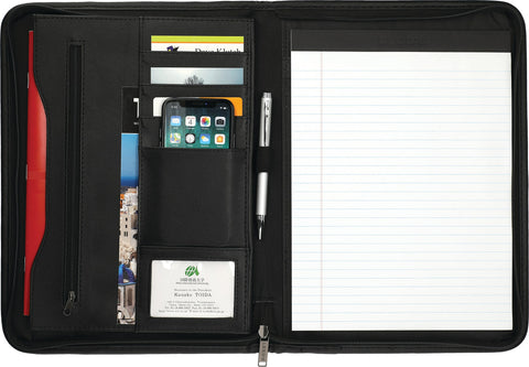 Executive DuraHyde Zippered Padfolio with FSC® Mix Paper