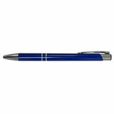 HAMILTON2 Aluminum Barrel, Metallic clip Plunger Action Ball Point Pen (Stock 3-5 Days)