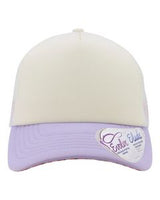 Ivory White/Lavender Purple/White Blank