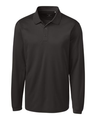 Clique Ice Pique Mens Long Sleeve Tech Polo