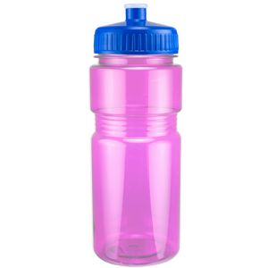 20 Oz. Translucent Recreation Bottle w/ Push Pull Lid