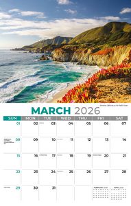 Galleria Wall Calendar 2026 Sun Sand & Surf