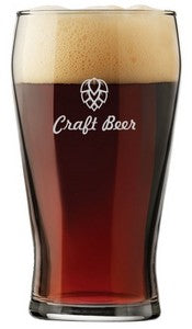 ~ Crown Viking pilsner 16oz clear glass - Bulk Packaging/Pallet