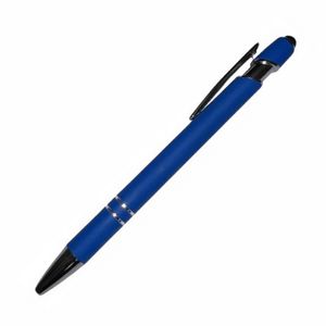 LINDSAY Comfort Aluminum Rubberized Plunger Action Pen