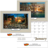 Full Colour Woodland Retreat Spiral Wall Calendar