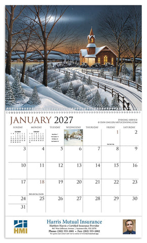 HotLine® Products Back Home Appointment Calendar - Spiral