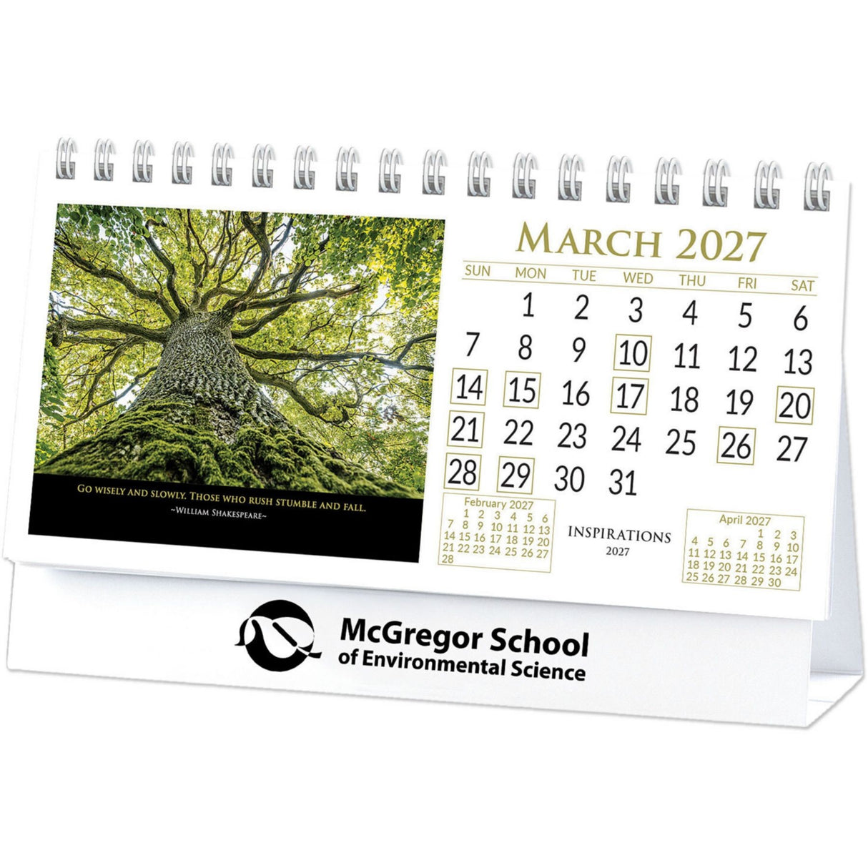 Inspirations Desk Calendar