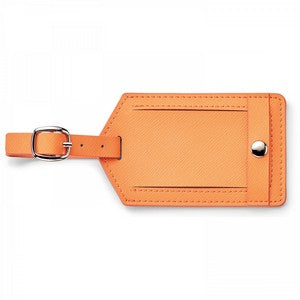 Toscano Genuine Leather Luggage Tag