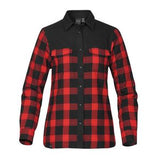 BLACK/RED PLAID