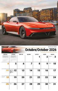 Galleria Wall Calendar 2026 Exotic Cars SP/ENG