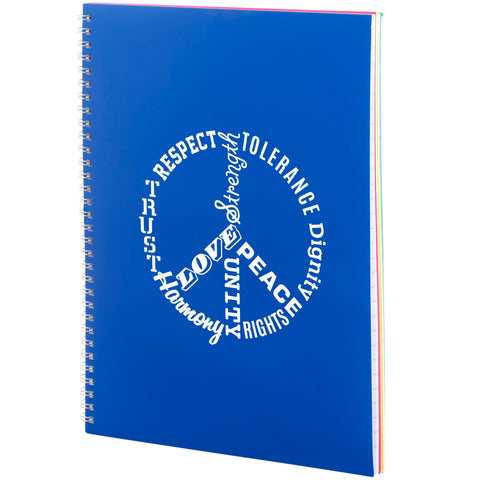 8.5'' x 11'' FSC® Mix Remark 5-subject Notebook