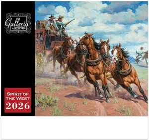 Galleria Wall Calendar 2026 Spirit of the West