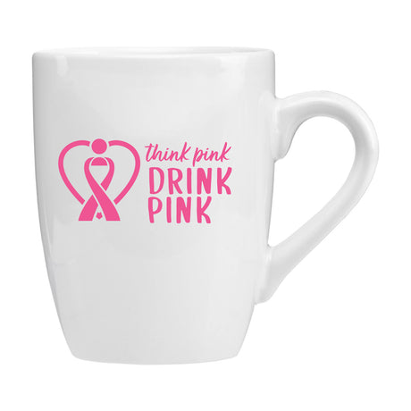 13 oz. Ceramic Bistro Mug - White