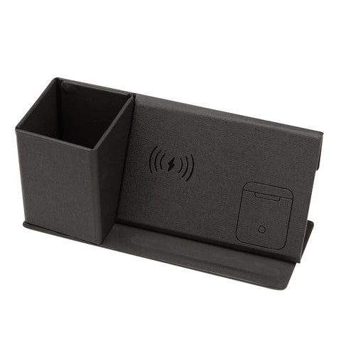Wireless Charging Desk Organizer With Dry Erase Board