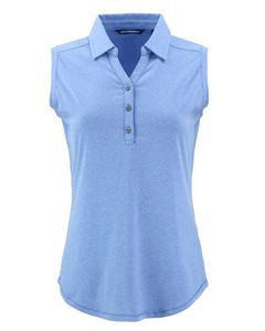 Cutter & Buck Forge Eco Stretch Recycled Womens Sleeveless Polo