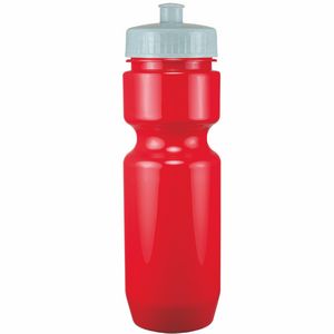 22 Oz. Bike Bottle w/ Push Pull Lid - Solid Colors