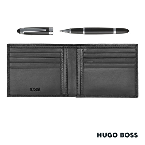 Hugo Boss® Rollerball Pen & Wallet Set