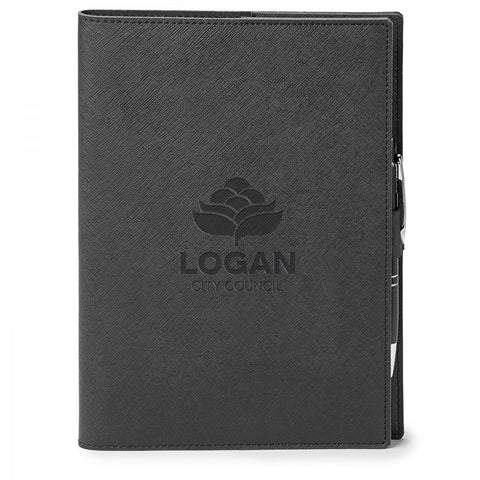 Genuine Leather Refillable Journal Combo
