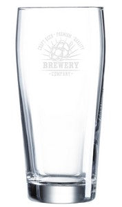Bilboa Jumbo 20oz tumbler clear glass - Etched