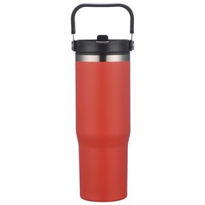 Oreno 30 oz Stainless Steel/Polypropylene Travel Tumbler