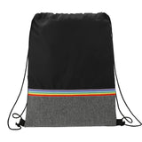 Rainbow rPET Drawstring Bag