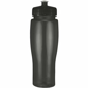 24 Oz. Contour Translucent Bottle w/ Push Pull Lid