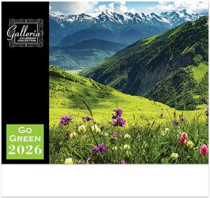 Galleria Wall Calendar 2026 Go Green Calendar