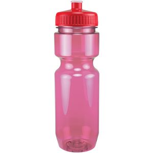 22 Oz. Translucent Bike Bottle w/ Push Pull Lid