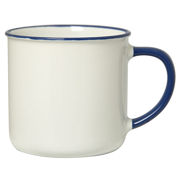 Spring 350 Ml. (12 Fl. Oz.) Stoneware Mug With Coloured Rim/Handle