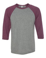 Gray/Maroon Red Triblend Blank
