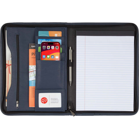 Executive DuraHyde Zippered Padfolio with FSC® Mix Paper