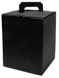 Durham, 19.5oz crystalline stemmed wine glass S/4 in a Noir black gift box